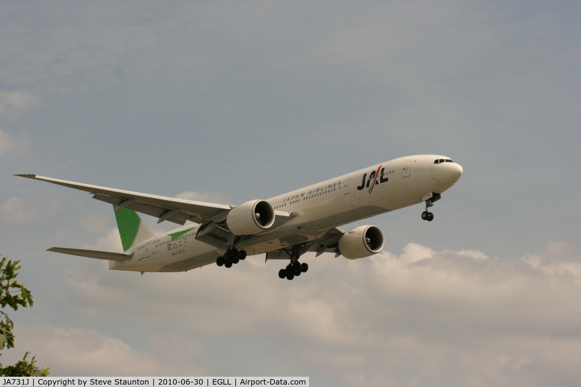 JA731J, 2003 Boeing 777-346/ER C/N 32431, Taken at Heathrow Airport, June 2010
