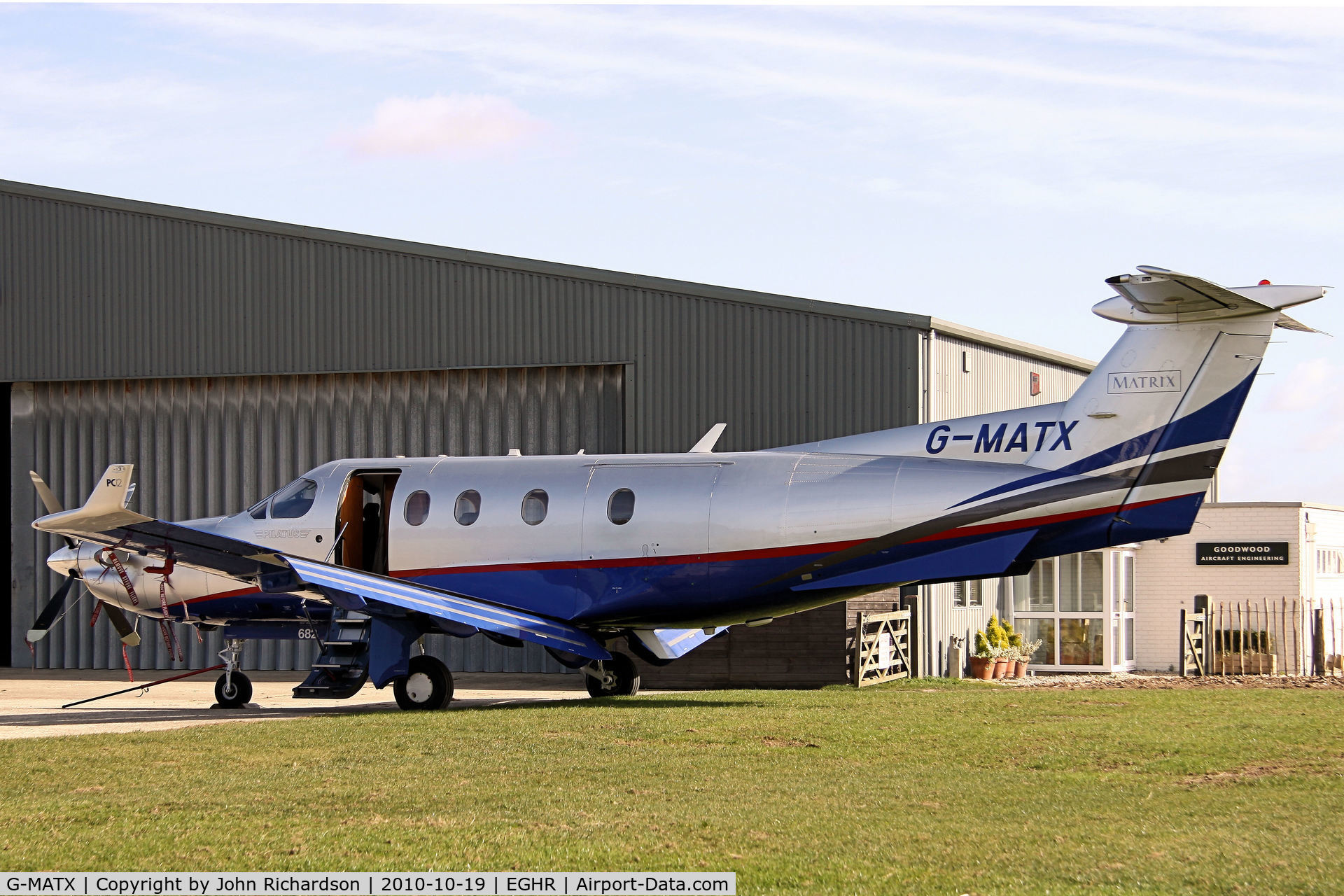G-MATX, 2005 Pilatus PC-12/45 C/N 682, Outside Maintenance