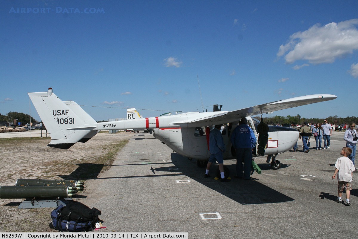 N5259W, 1968 Cessna M337B (O-2A) Super Skymaster C/N 337M-0196 (68-10831), O-2