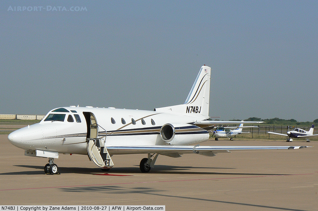 N74BJ, 1980 Rockwell International NA-265-65 Sabreliner 65 C/N 465-44, At Alliance Airport - Fort Worth, TX