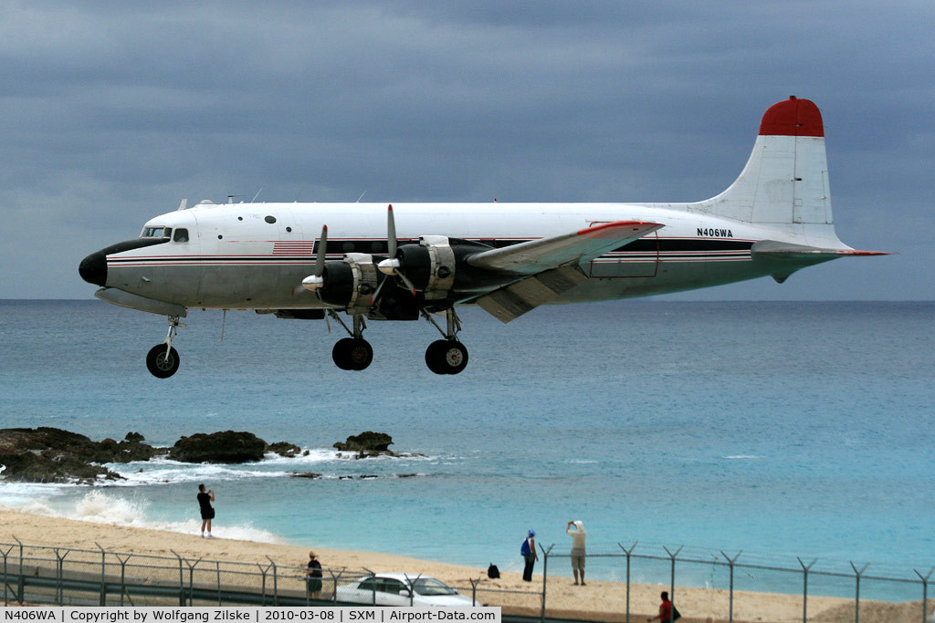 N406WA, Douglas C-54G (DC4-ME2) Skymaster C/N DO338, visitor
