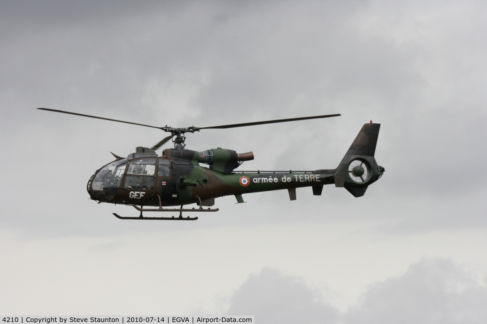 4210, Aérospatiale SA-342L-1 Gazelle C/N 2210, Taken at the Royal International Air Tattoo 2010