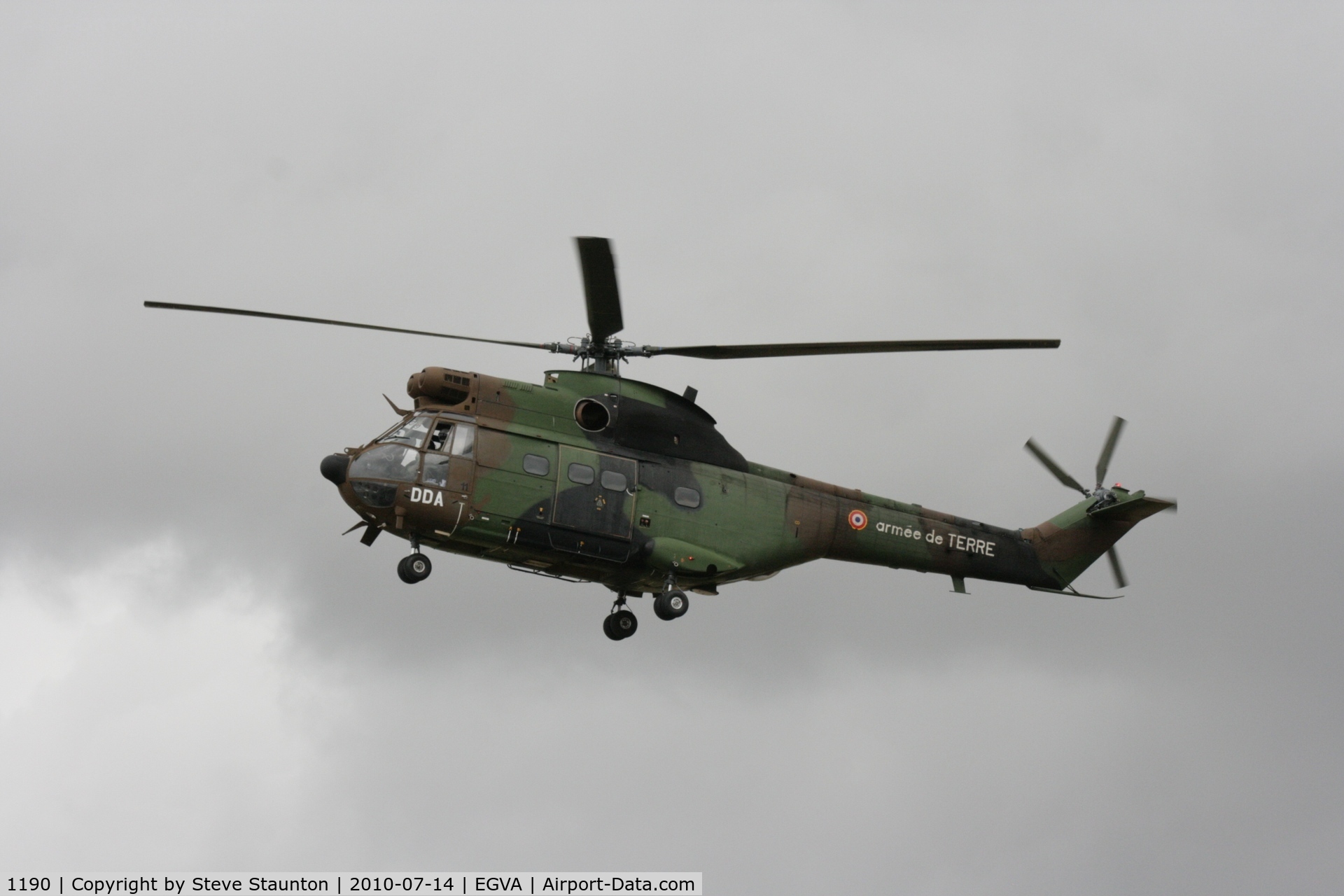 1190, Aerospatiale SA-330B Puma C/N 1190, Taken at the Royal International Air Tattoo 2010