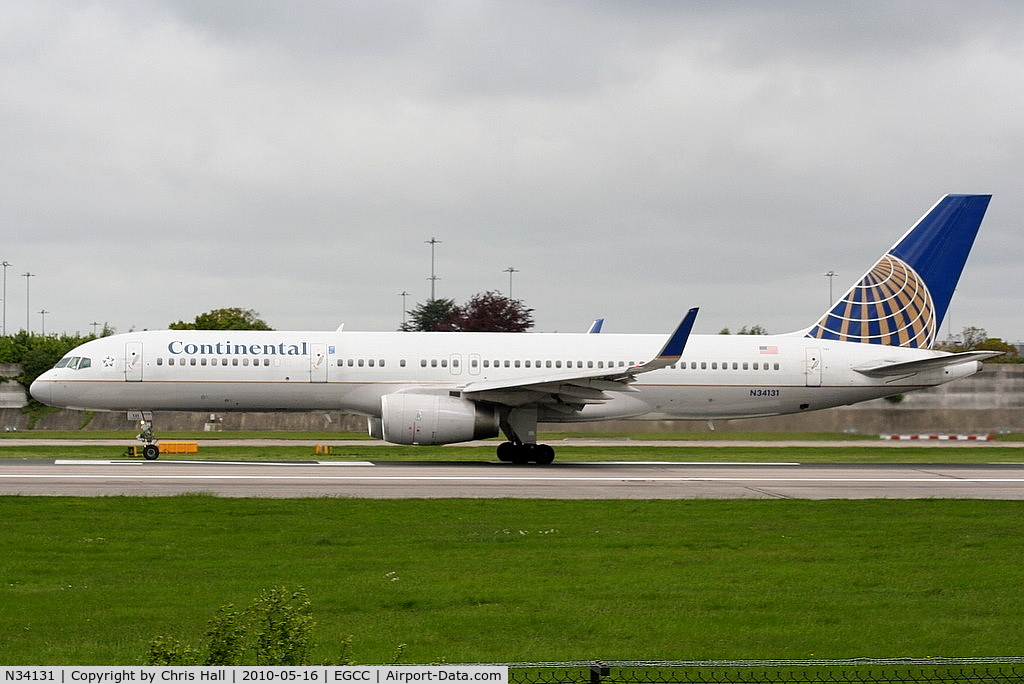 N34131, 1998 Boeing 757-224 C/N 28971, Continental Airlines