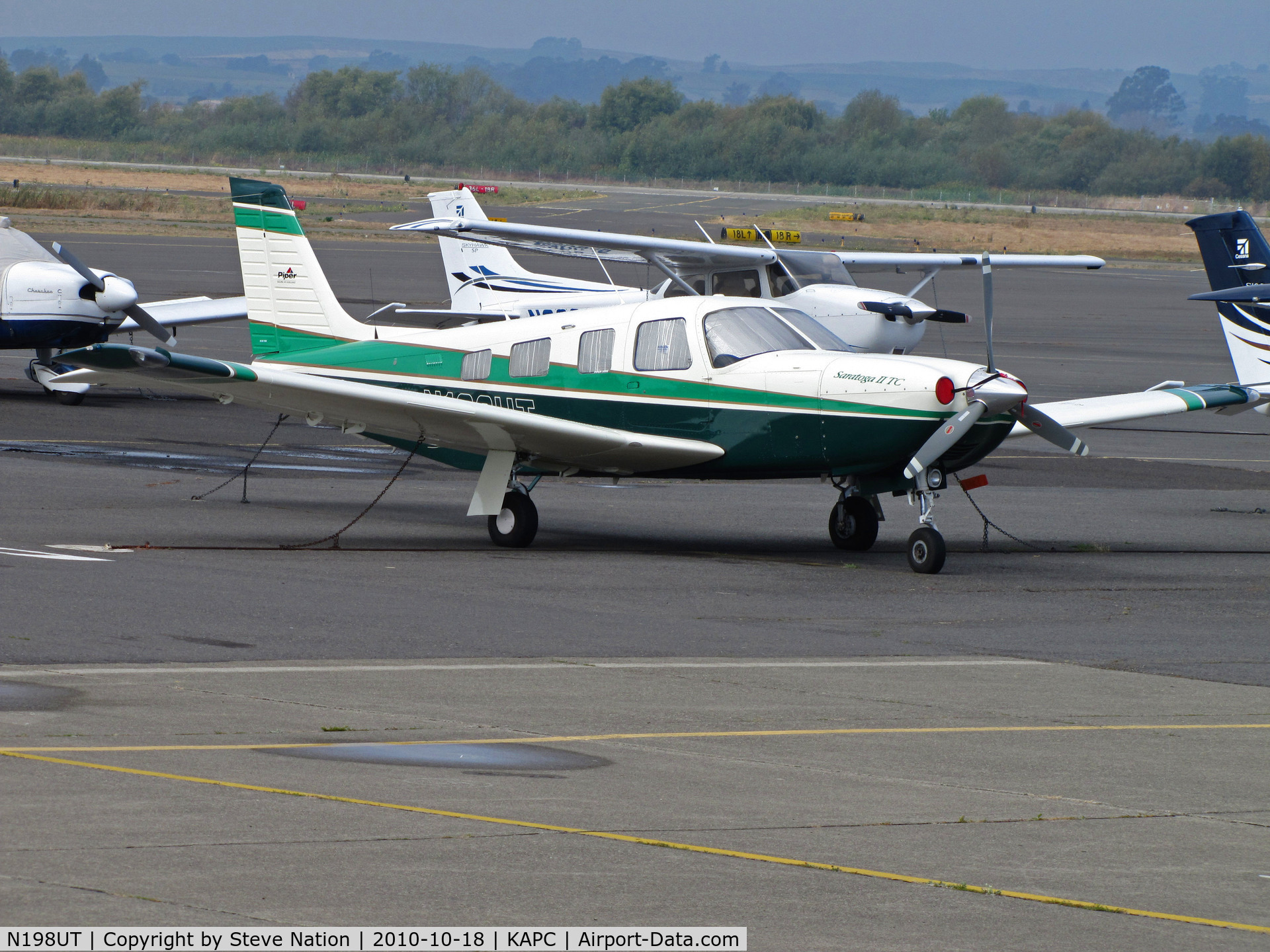 N198UT, 1997 Piper PA-32R-301T Saratoga II TC Saratoga C/N 3257012, 1997 PA-32-301T visiting Napa, CA