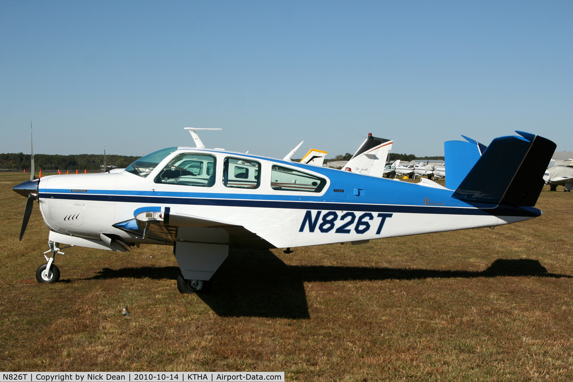 N826T, 1973 Beech V35B Bonanza C/N D-9518, KTHA 