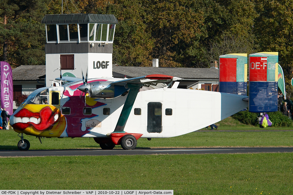 OE-FDK, 1972 Short SC-7 Skyvan 3A-100 C/N SH.1901, Pink Aviation Skyvan