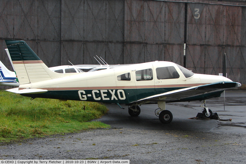 G-CEXO, 1998 Piper PA-28-161 Warrior III C/N 2842041, 1998 New Piper Aircraft Inc PIPER PA-28-161, c/n: 2842041 at Durham Tees Valley