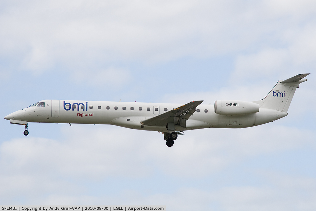 G-EMBI, 1999 Embraer EMB-145EU (ERJ-145EU) C/N 145126, BMI Regional EMB145