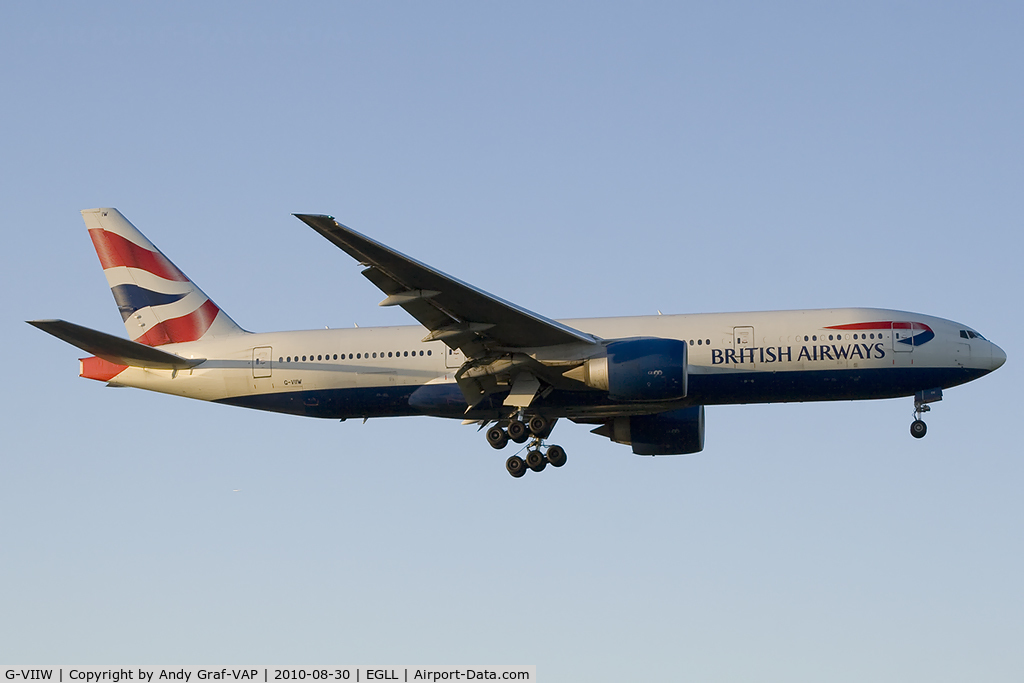 G-VIIW, 1999 Boeing 777-236 C/N 29965, British Airways 777-200