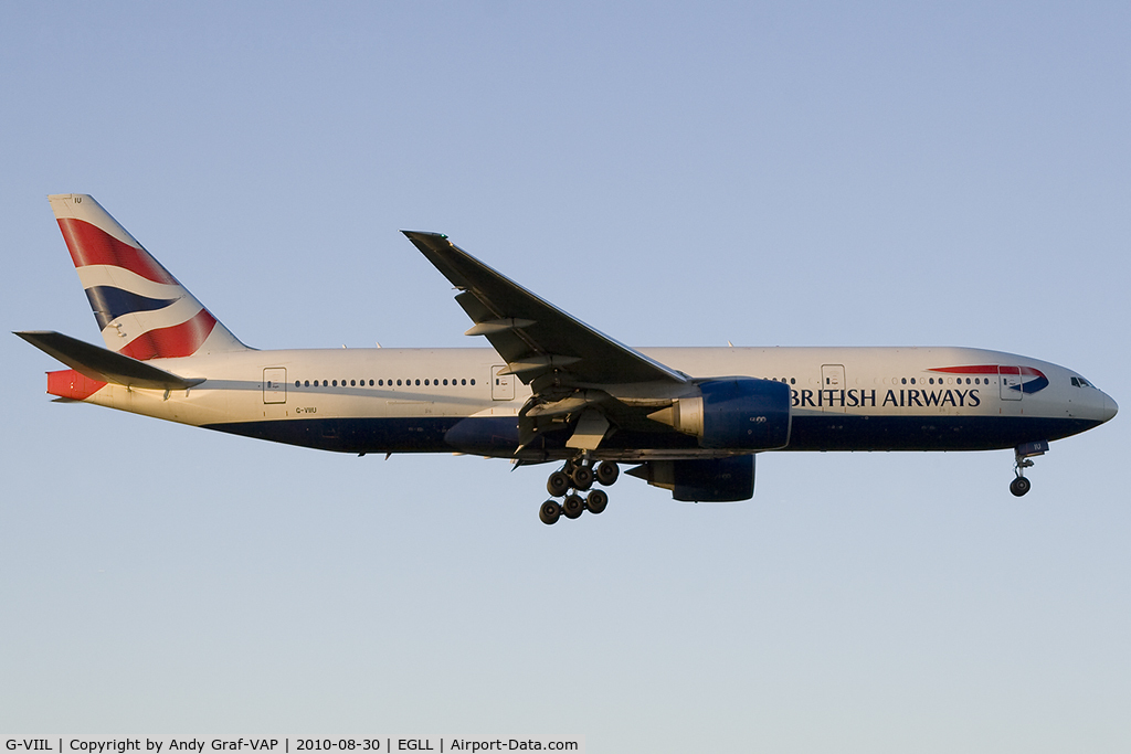 G-VIIL, 1998 Boeing 777-236/ER C/N 27493, British Airways 777-200