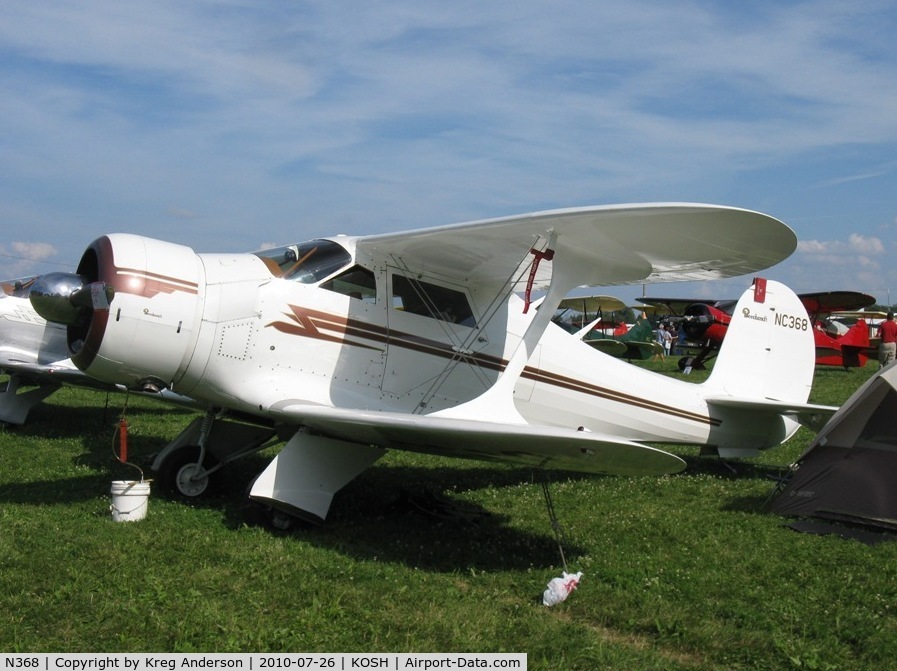 N368, 1943 Beech D17S Staggerwing C/N 4883, EAA AirVenture 2010