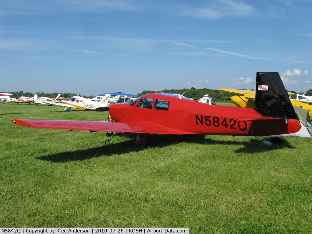 N5842Q, 1965 Mooney M20C Ranger C/N 3130, EAA AirVenture 2010