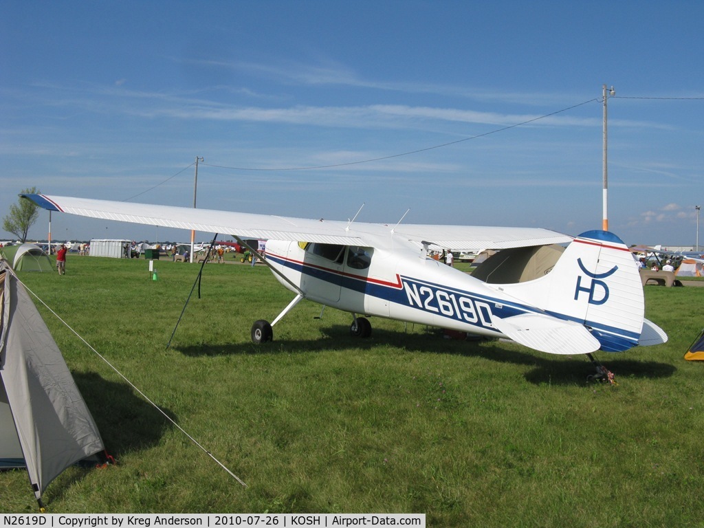 N2619D, 1952 Cessna 170B C/N 20771, EAA AirVenture 2010