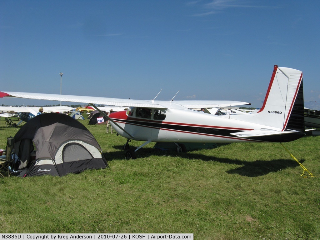 N3886D, 1957 Cessna 182A Skylane C/N 34586, EAA AirVenture 2010