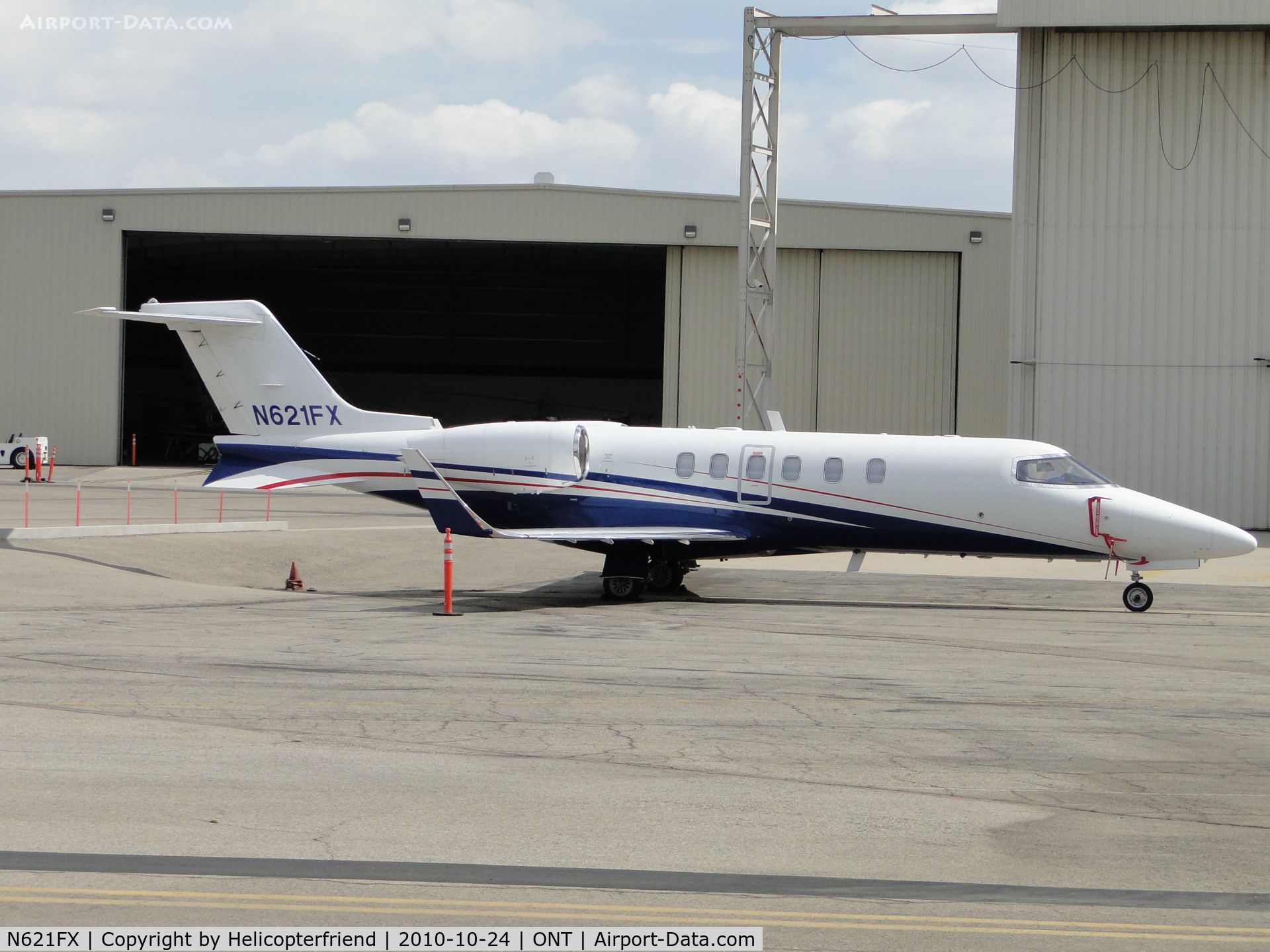 N621FX, 2007 Learjet Inc 45 C/N 2089, Parked on the southside