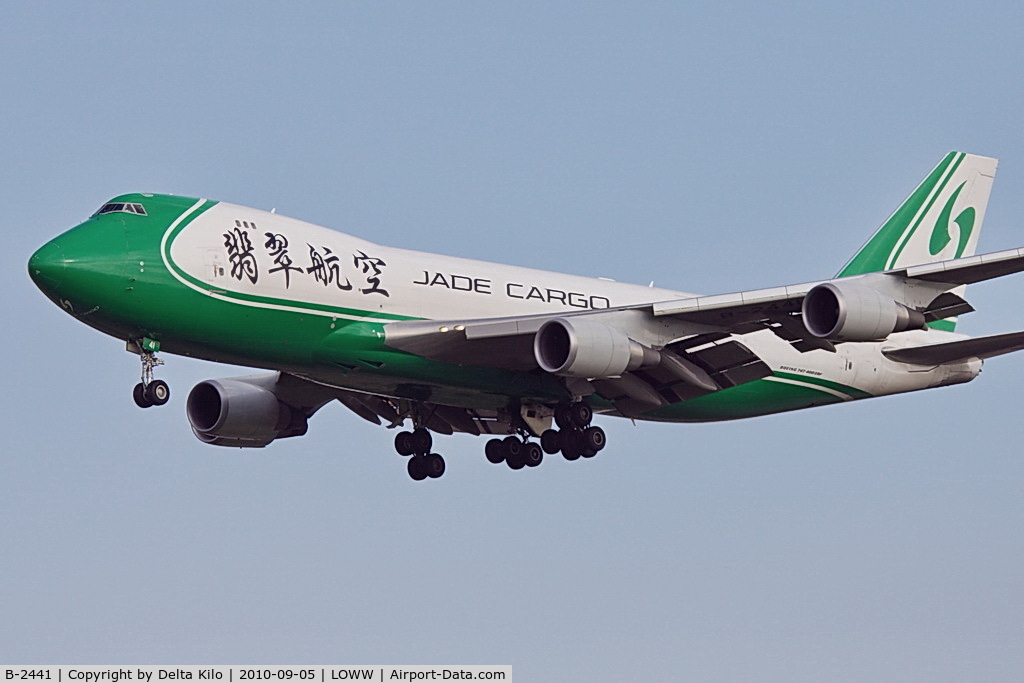 B-2441, 2007 Boeing 747-4EVF/ER/SCD C/N 35172, JAE [JI] Jade Cargo International