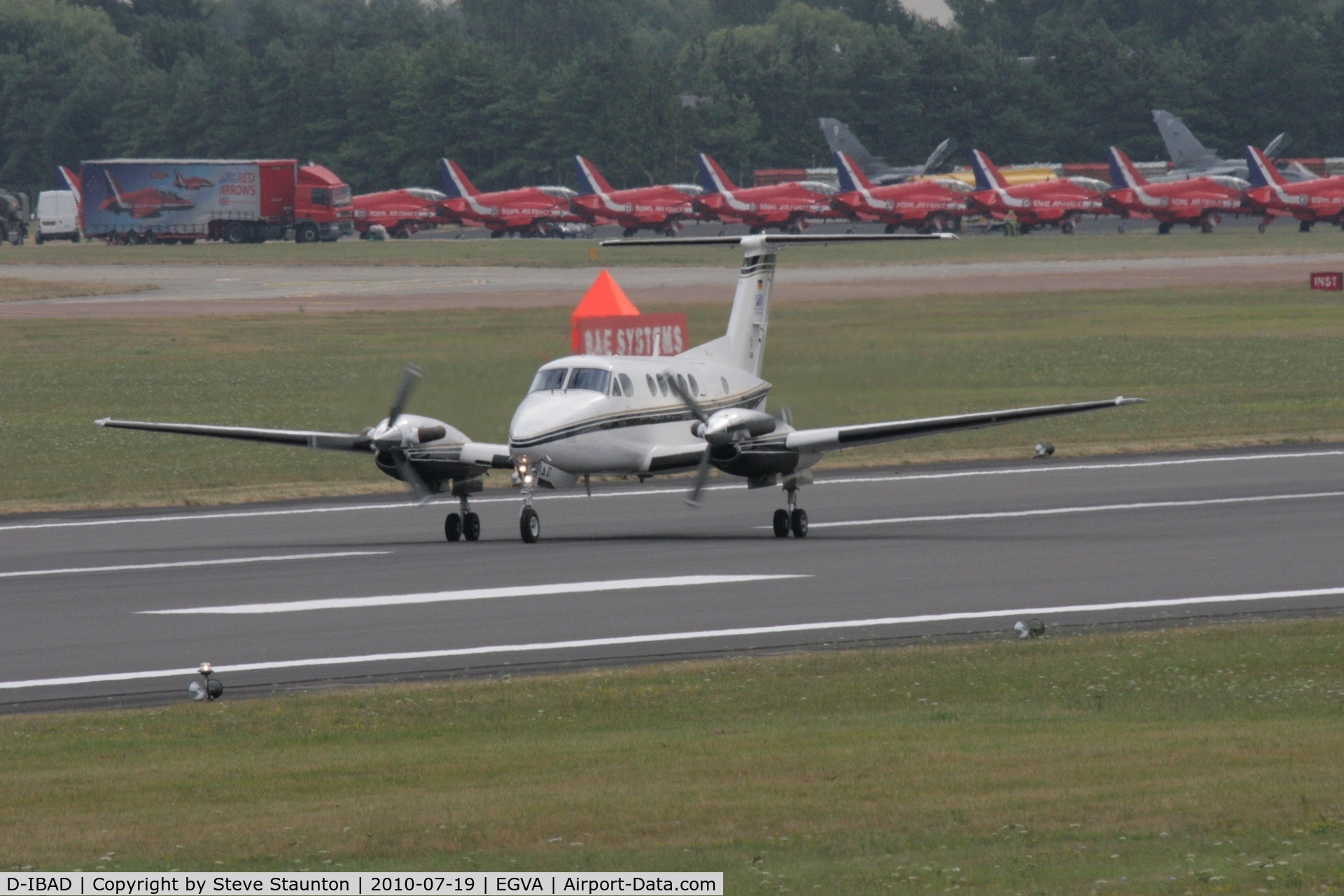 D-IBAD, 1985 Beech B200 Super King Air King Air C/N BB-1229, Taken at the Royal International Air Tattoo 2010