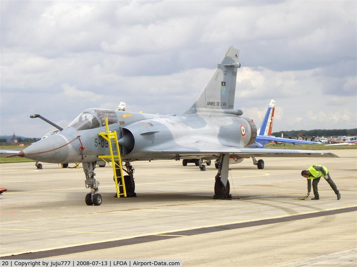 20, Dassault Mirage 2000C C/N 57, on display at Avord opend-day