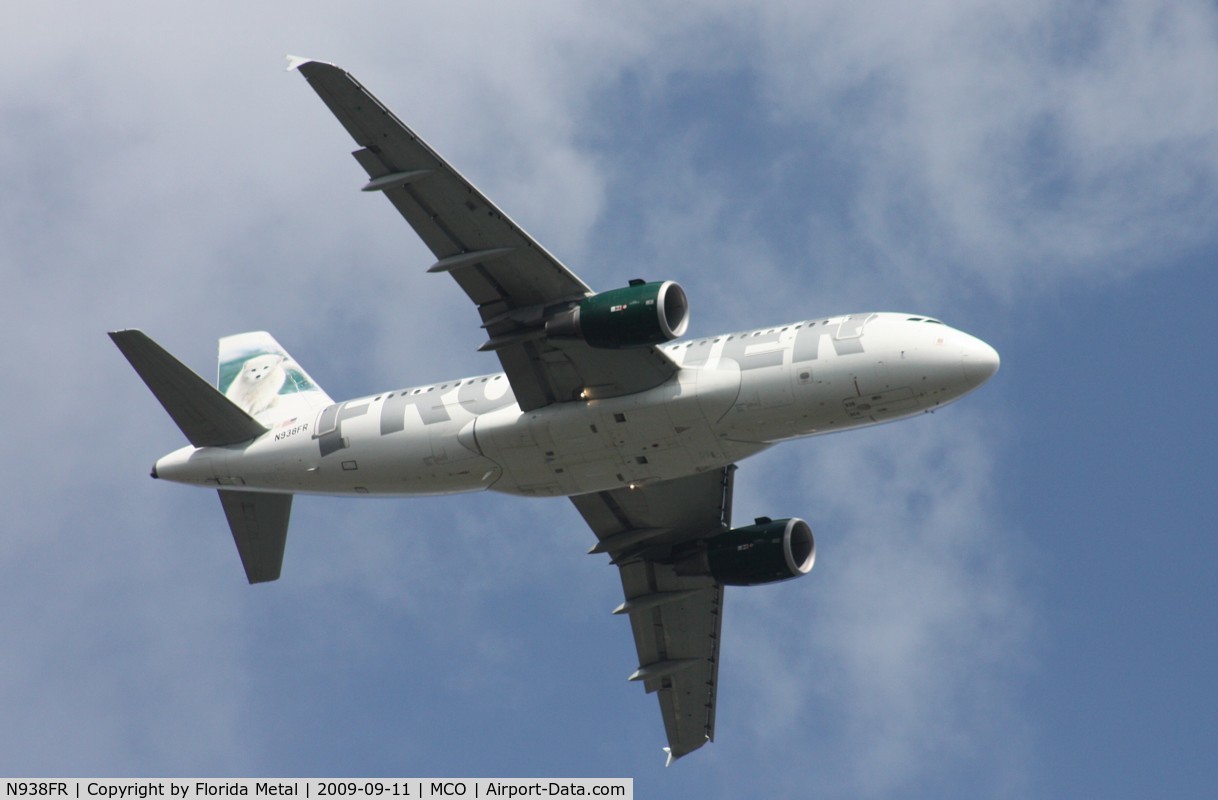 N938FR, 2005 Airbus A319-111 C/N 2406, Misty Artic Fox