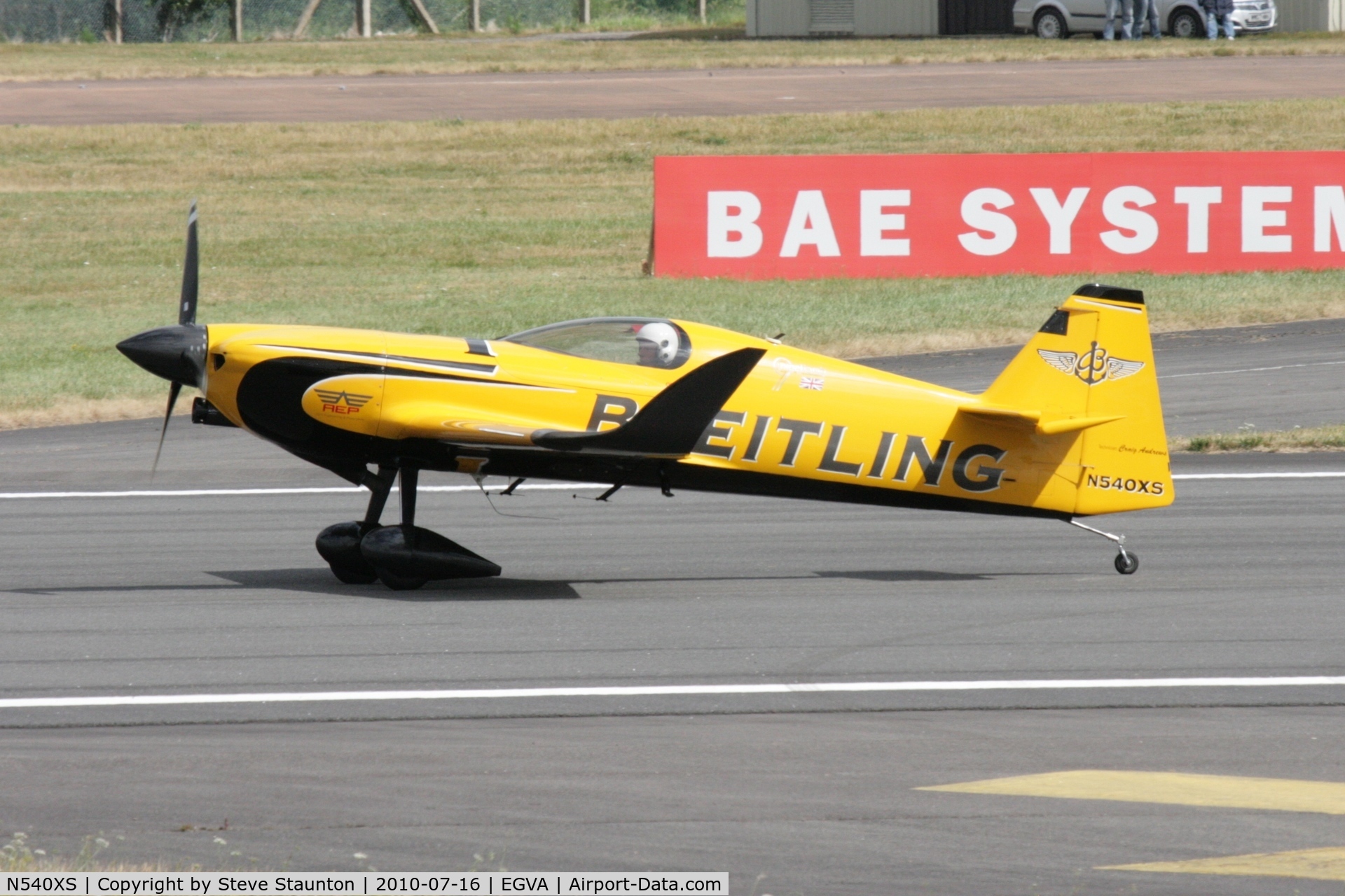 N540XS, 2008 MX Aircraft MXS C/N 2, Taken at the Royal International Air Tattoo 2010