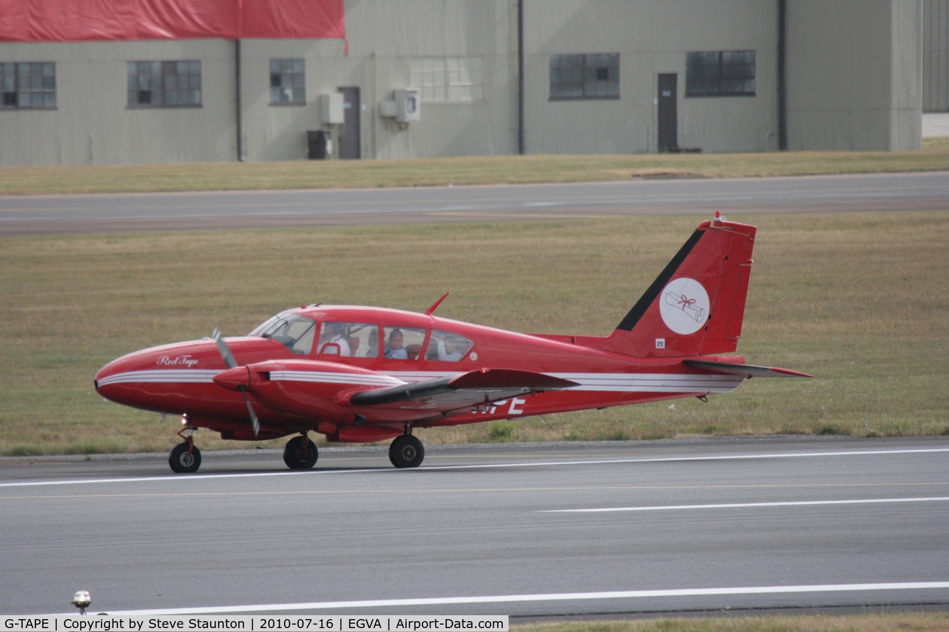 G-TAPE, 1968 Piper PA-23-250 Aztec C/N 27-4054, Taken at the Royal International Air Tattoo 2010