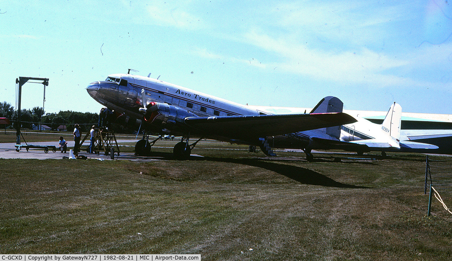C-GCXD, 1944 Douglas CC-129 Dakota 3 C/N 25612, At Crystal Shamrock with N12954.
