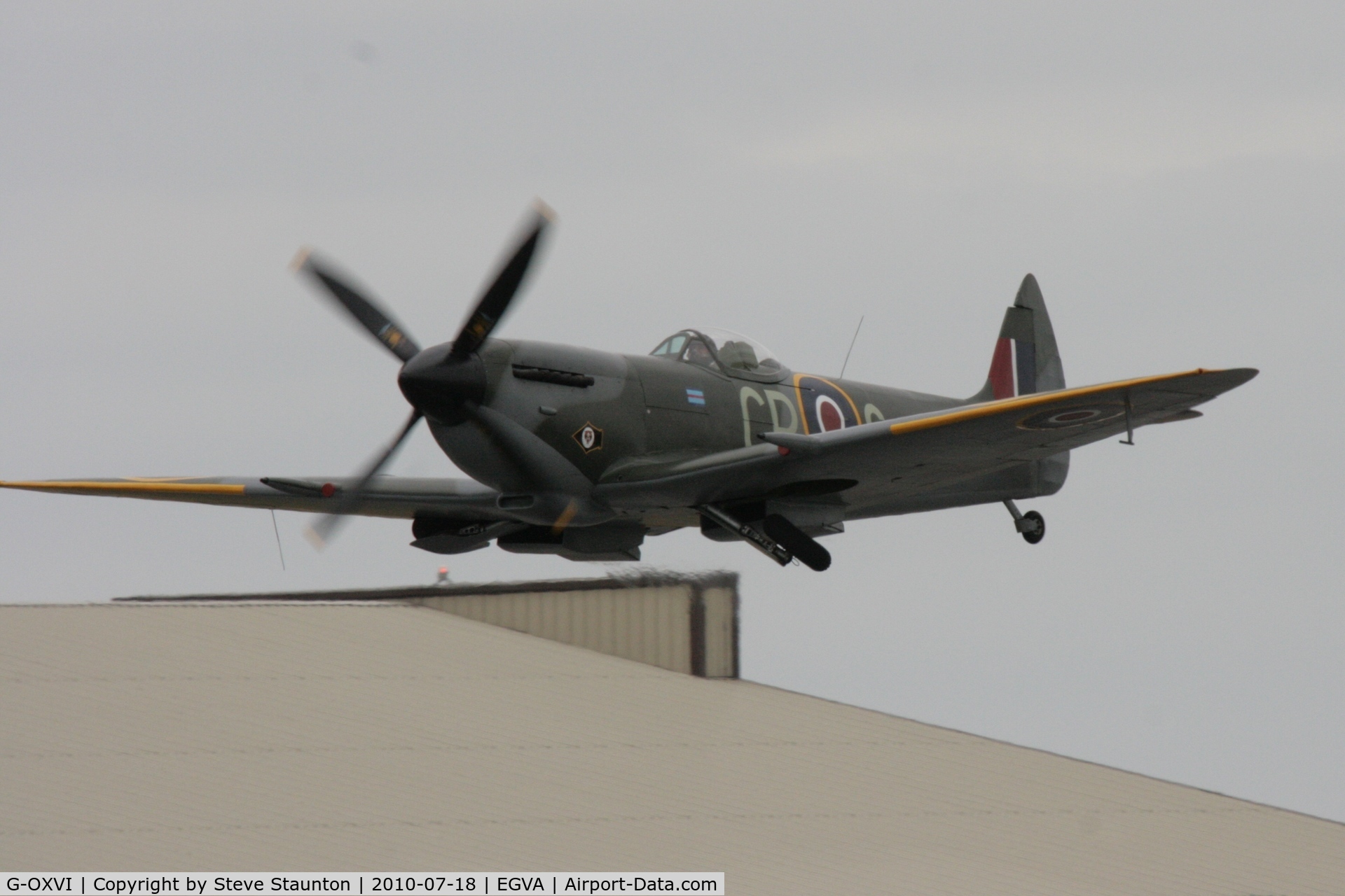 G-OXVI, 1945 Supermarine 361 Spitfire LF.XVIe C/N CBAF.IX.4262, Taken at the Royal International Air Tattoo 2010