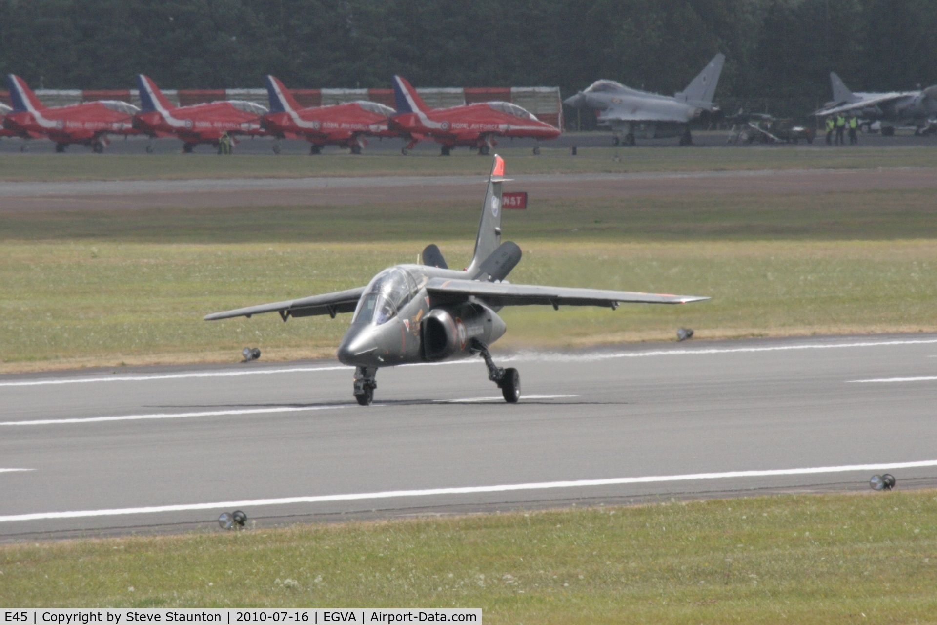 E45, Dassault-Dornier Alpha Jet E C/N E45, Taken at the Royal International Air Tattoo 2010