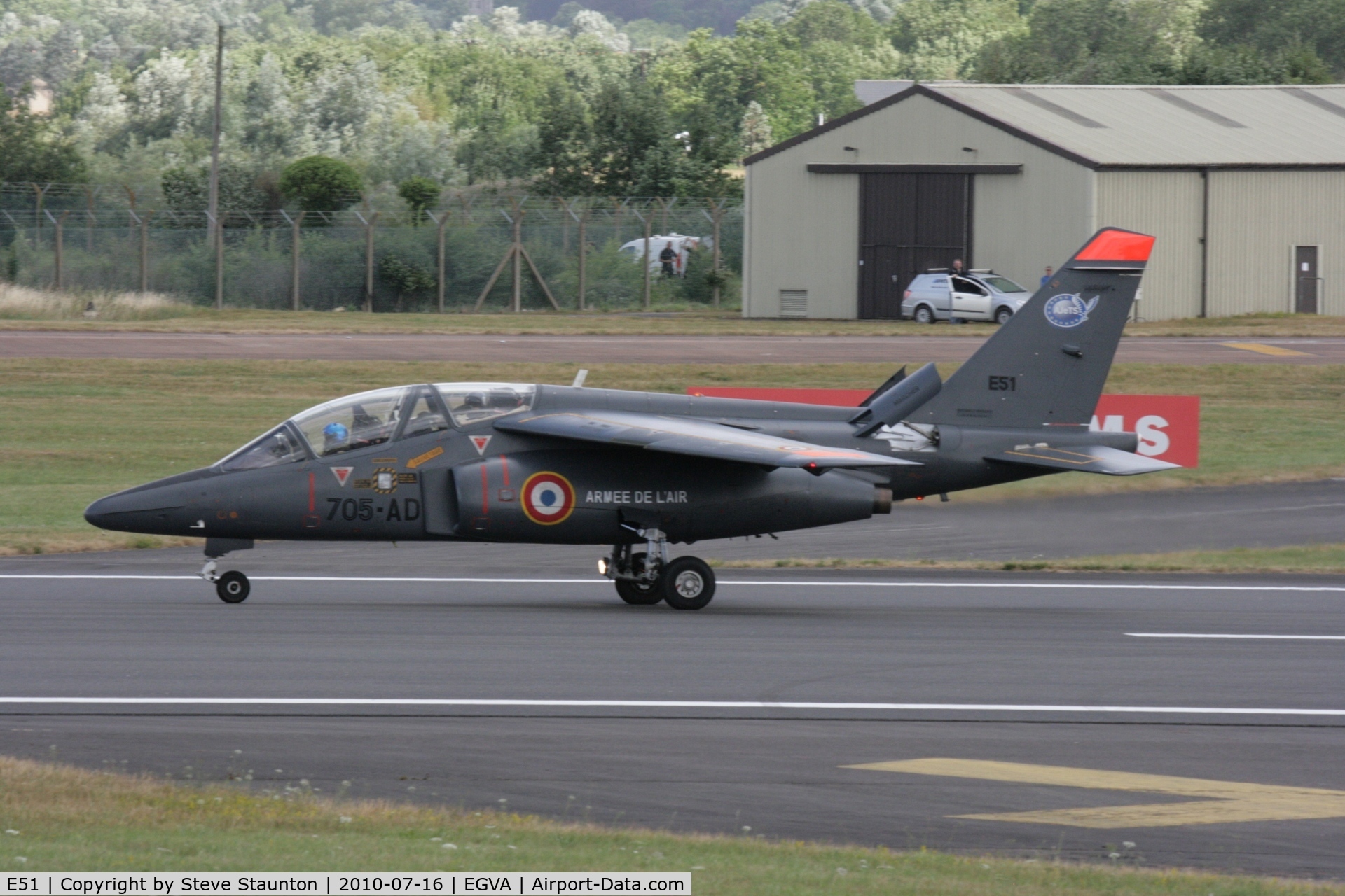 E51, Dassault-Dornier Alpha Jet E C/N E51, Taken at the Royal International Air Tattoo 2010
