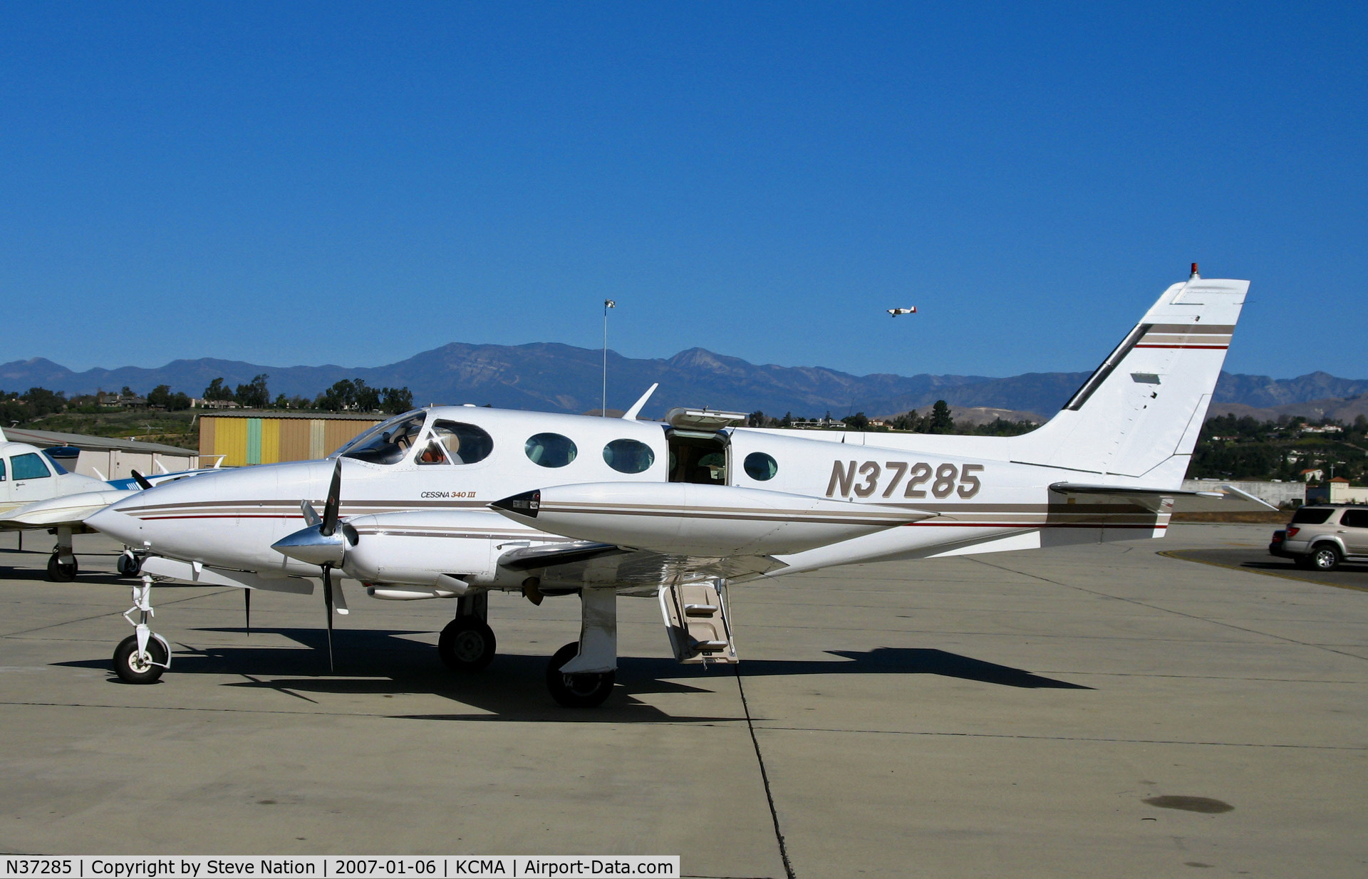 N37285, 1979 Cessna 340A C/N 340A0953, Very sharp 1979 Cessna 340A at Camarillo Airport (CA) home base on sunny, balmy January day