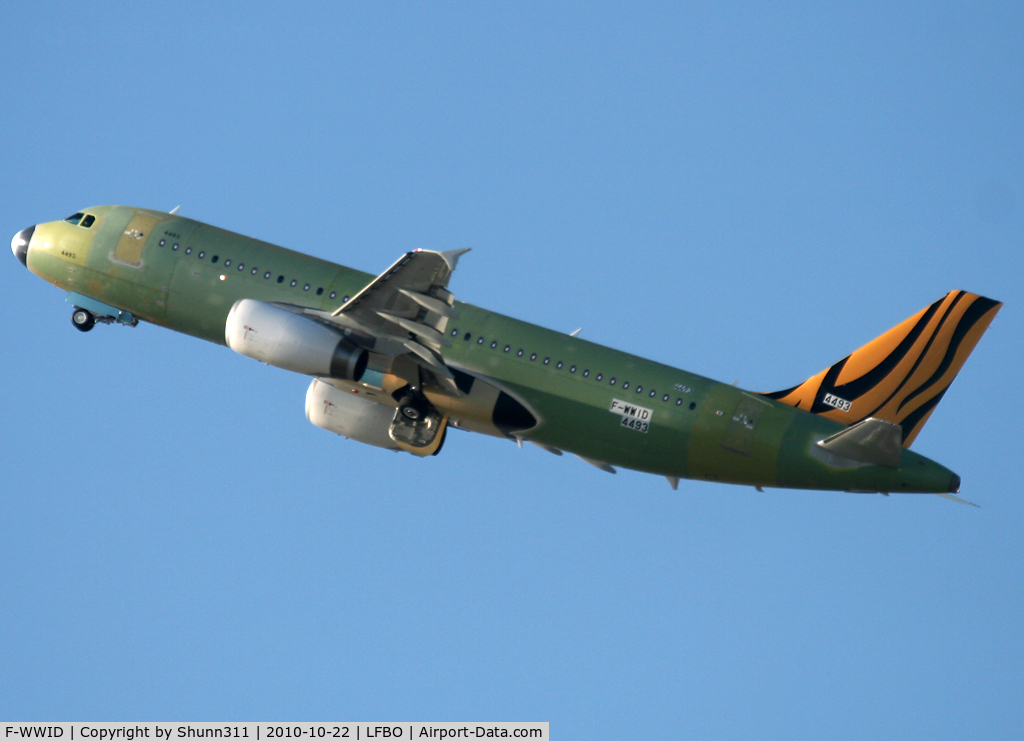 F-WWID, 2010 Airbus A320-232 C/N 4493, C/n 4493 - for Tiger Airways