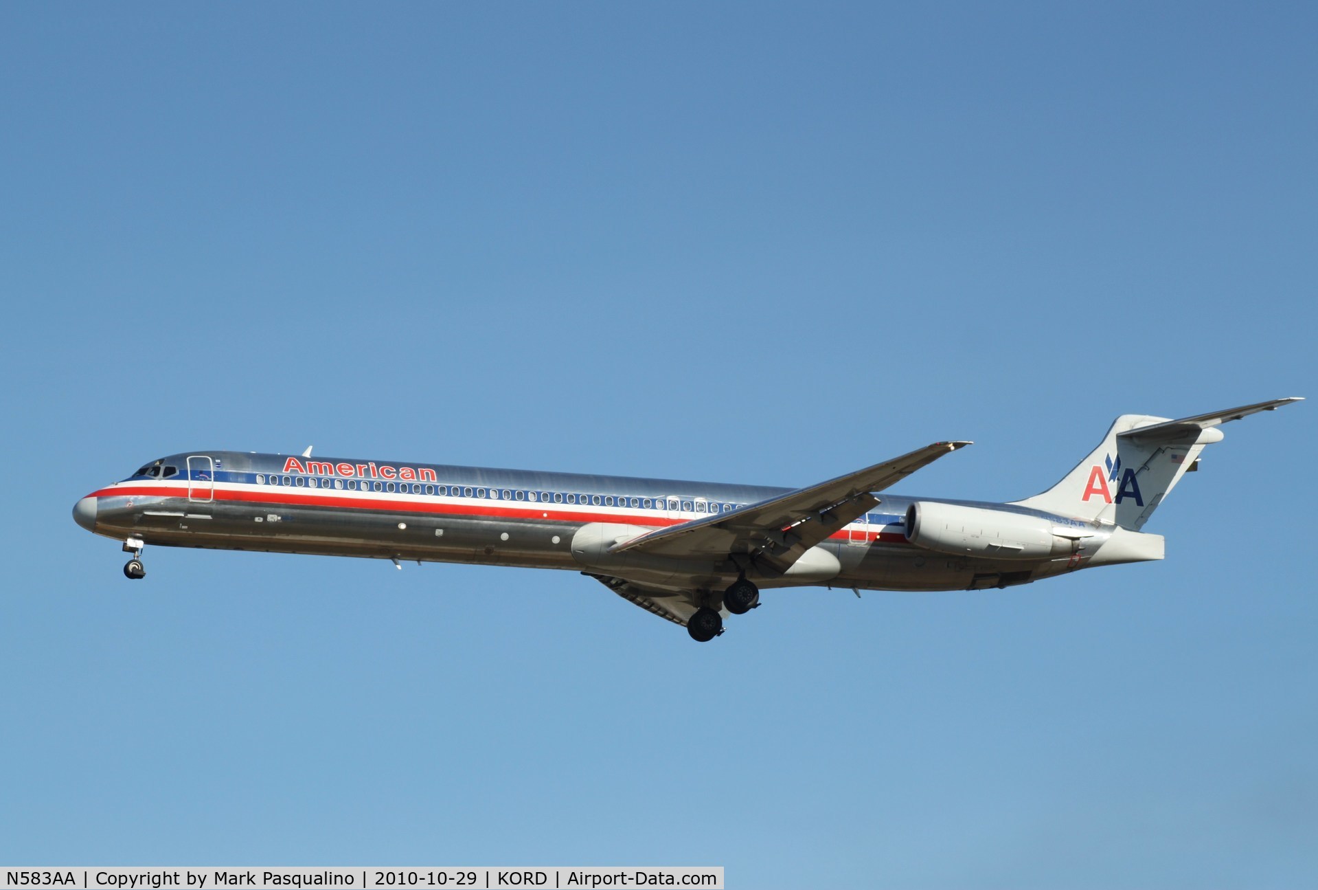 N583AA, 1991 McDonnell Douglas MD-82 (DC-9-82) C/N 53160, MD-82