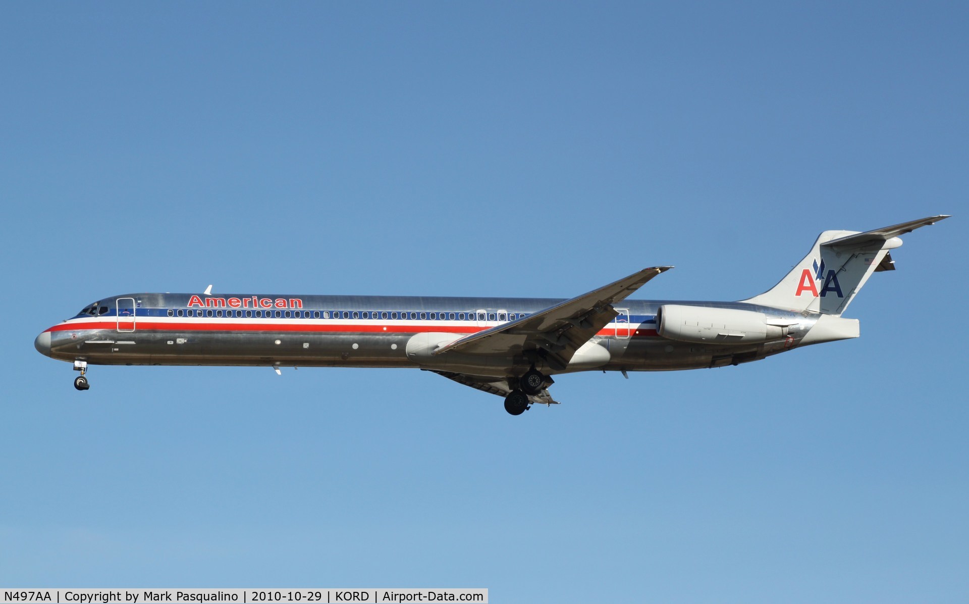 N497AA, 1989 McDonnell Douglas MD-82 (DC-9-82) C/N 49735, MD-82