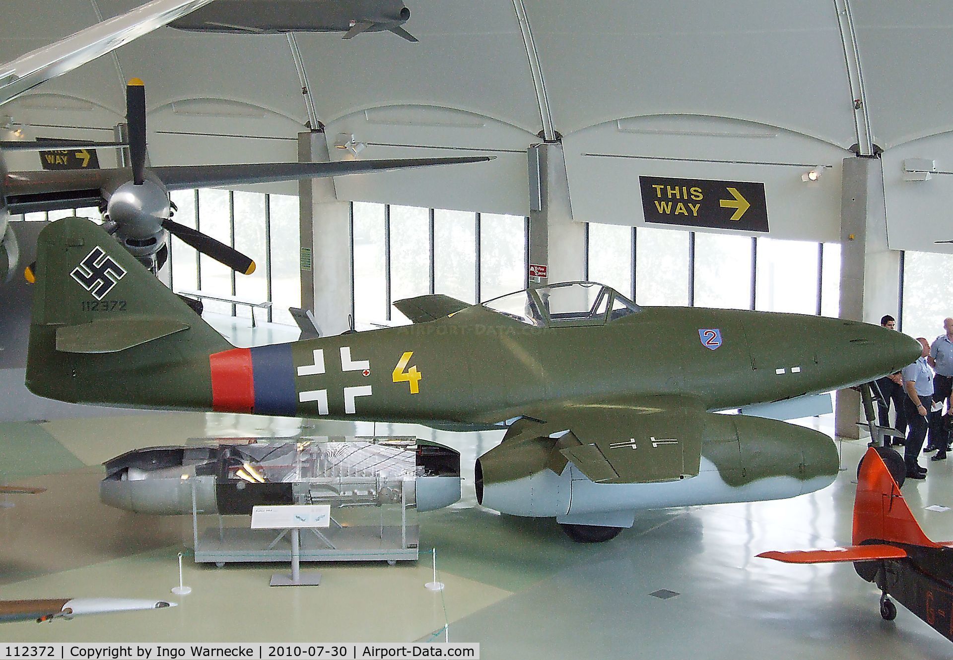 112372, Messerschmitt Me-262A-2a Schwalbe C/N 112372, Messerschmitt Me 262A-2a at the RAF Museum, Hendon