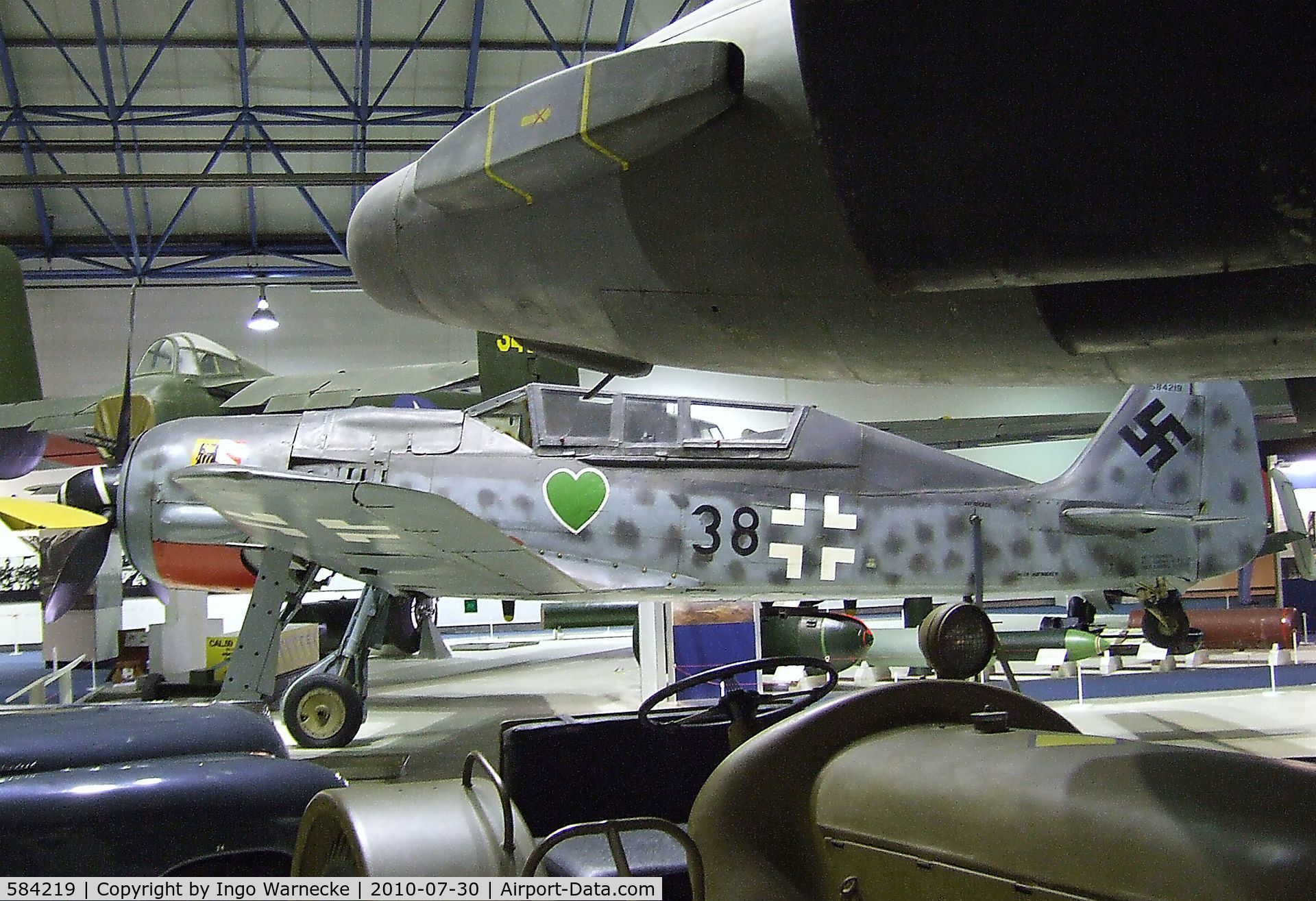 584219, Focke-Wulf Fw-190F-8/U1 C/N 584219, Focke-Wulf Fw 190A-8/U-1 two-seater conversion at the RAF Museum, Hendon