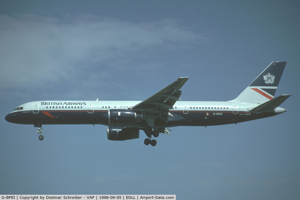 G-BPEI, 1994 Boeing 757-236 C/N 25806, British Airways Boeing 757-200