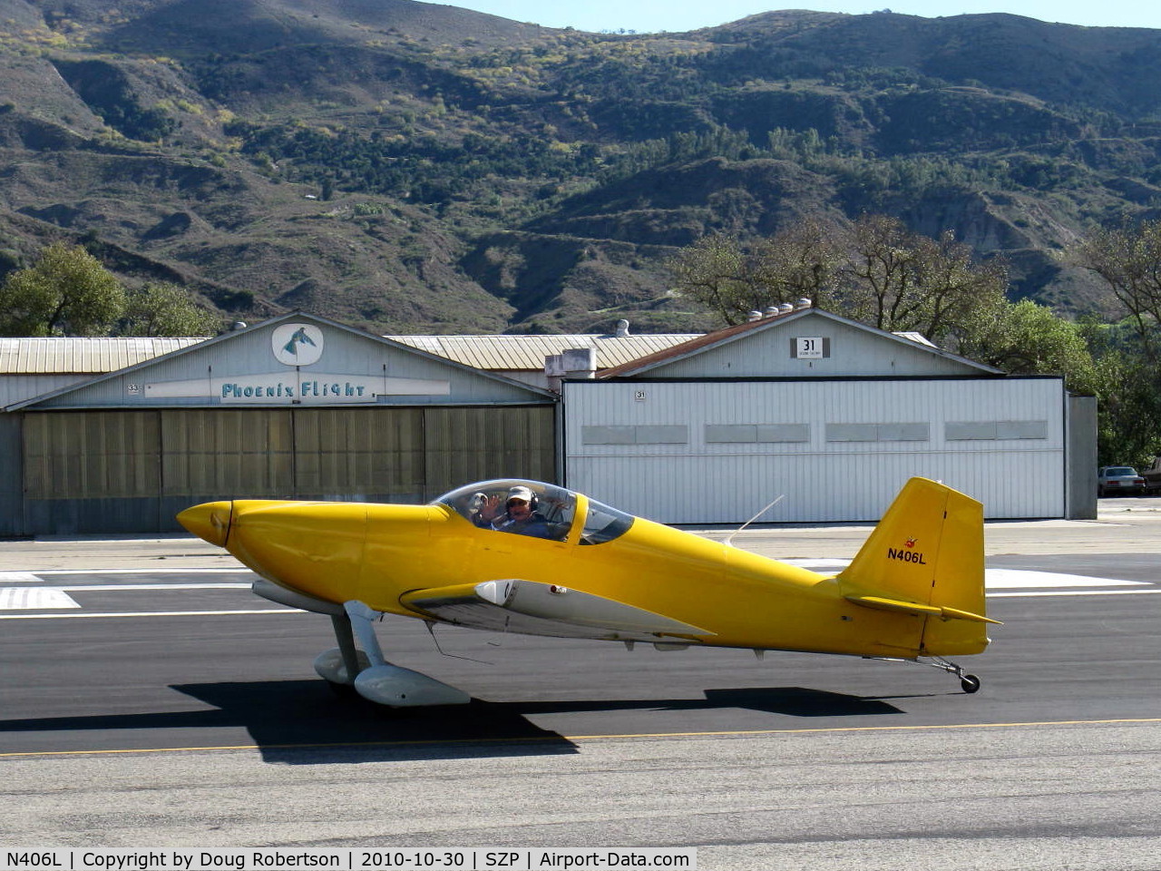 N406L, 2008 Vans RV-6 C/N 936, Provo PROVO 6, Lycoming O-320 160 Hp, beautiful airplane and a great ride, taxi back