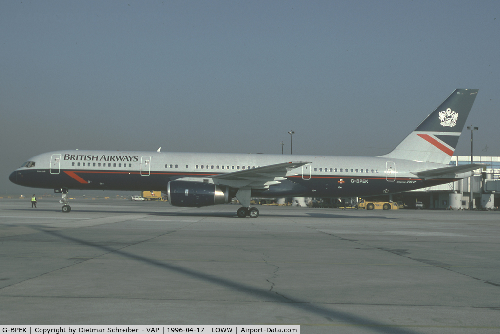 G-BPEK, 1995 Boeing 757-236 C/N 25808, British Airways Boeing 757-200