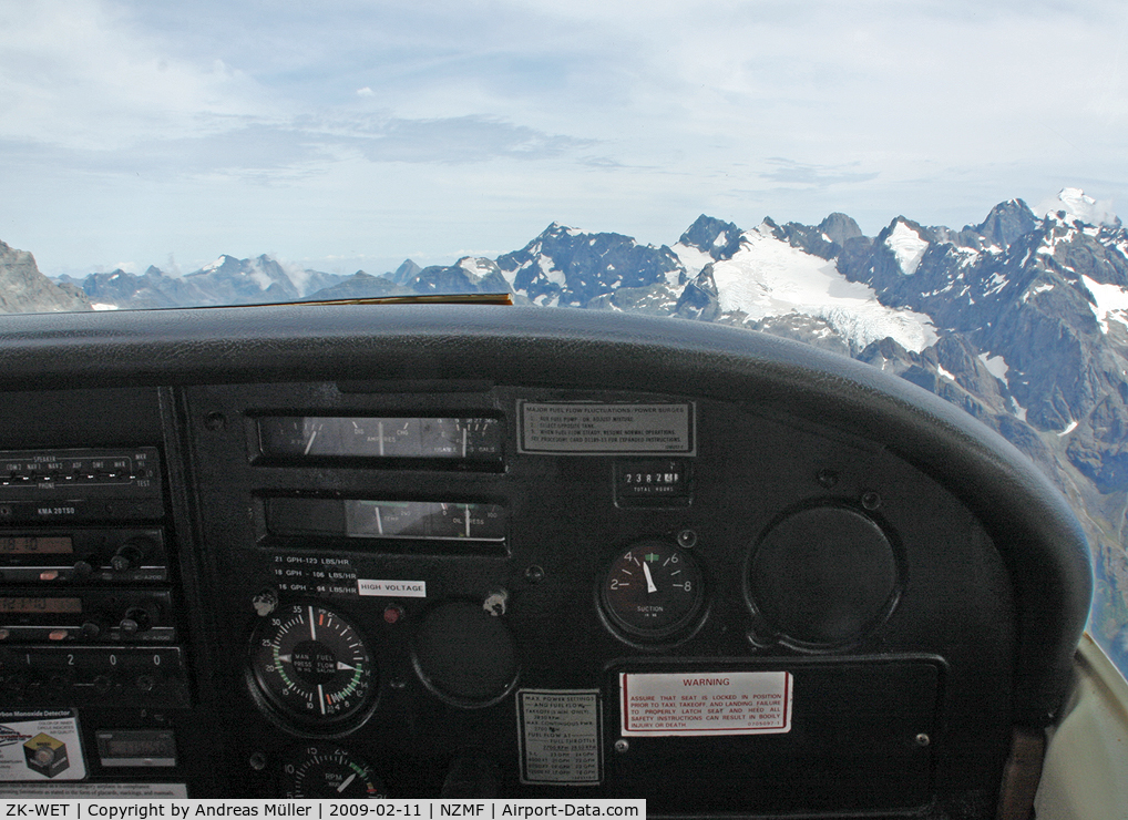 ZK-WET, Cessna 207A Skywagon 207 C/N 20700375, Around Milford Sound.