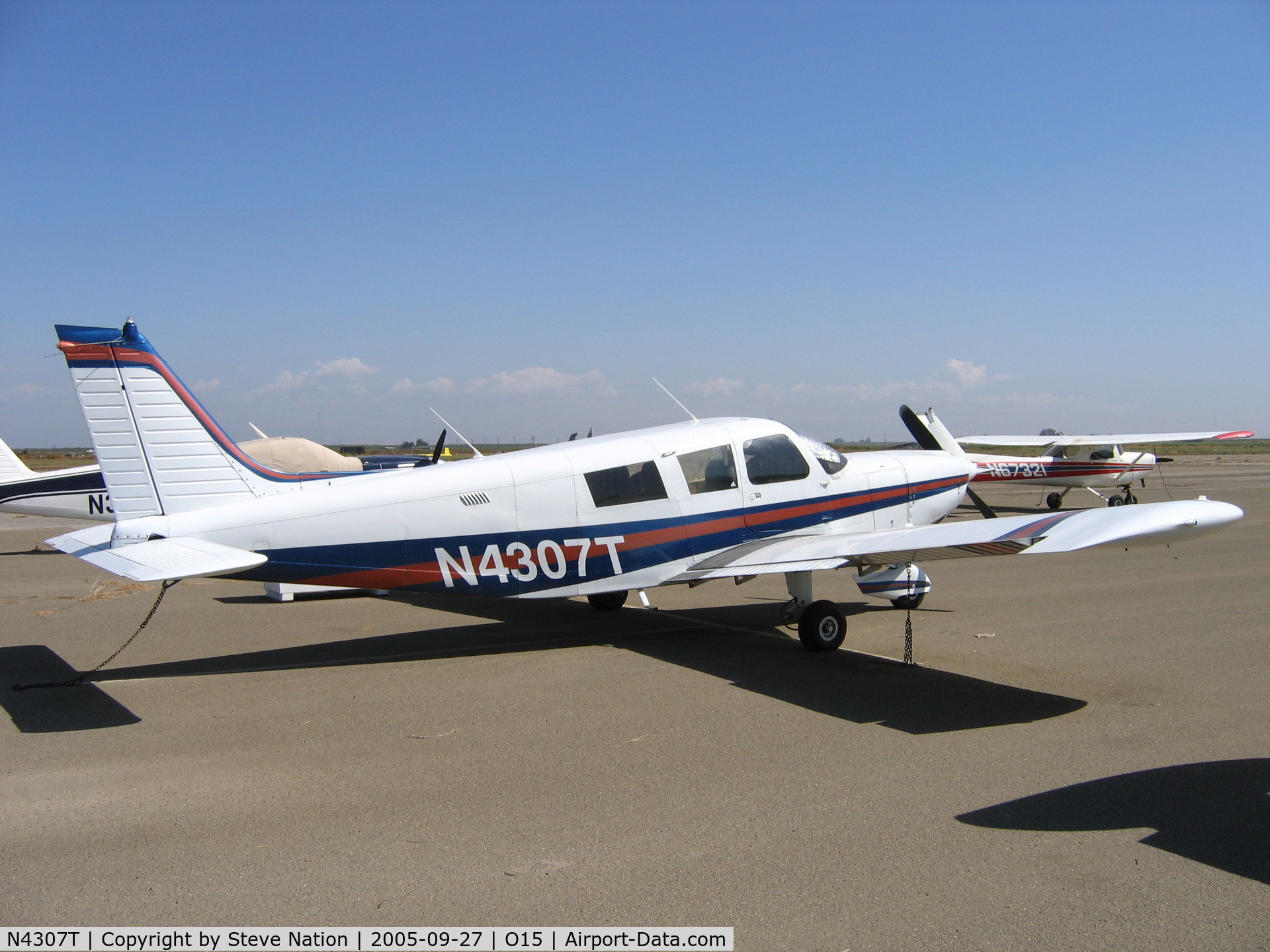 N4307T, 1972 Piper PA-32-300 Cherokee Six C/N 32-7240061, 1972 Piper PA-32-300 visiting Turlock, CA