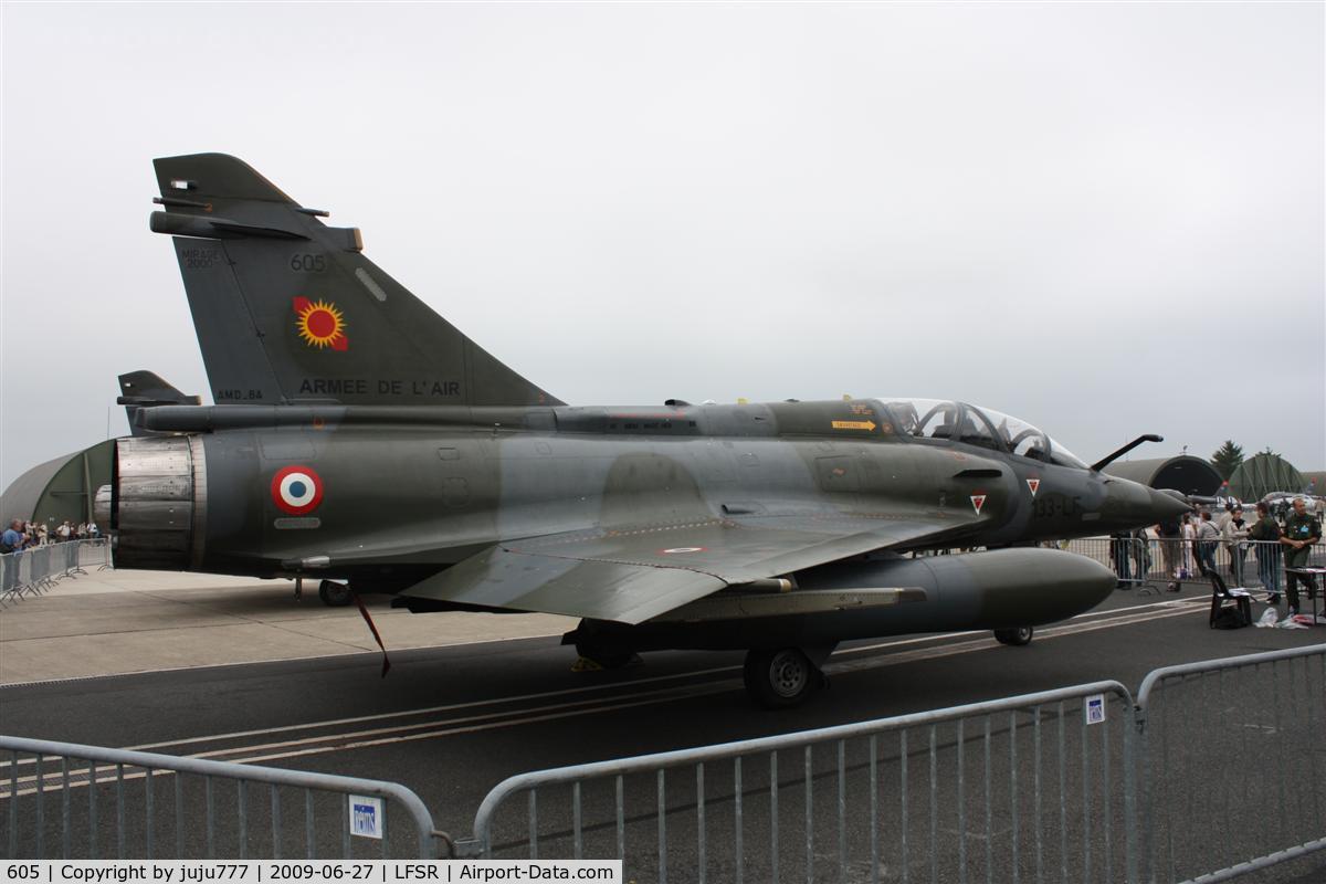 605, Dassault Mirage 2000D C/N 397, on display at Reins airshow 2009