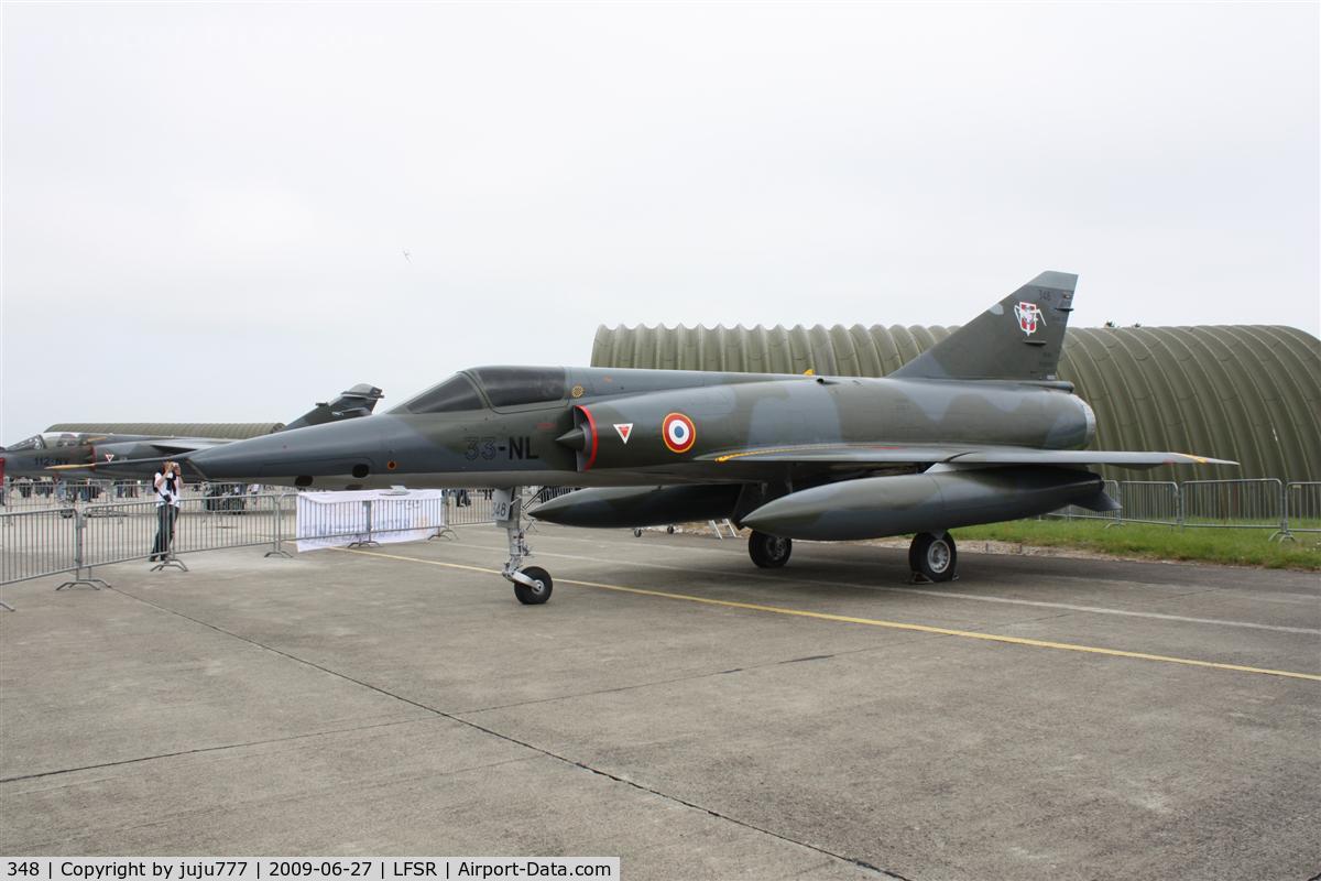348, Dassault Mirage IIIR C/N 348, on display at Reins airshow 2009