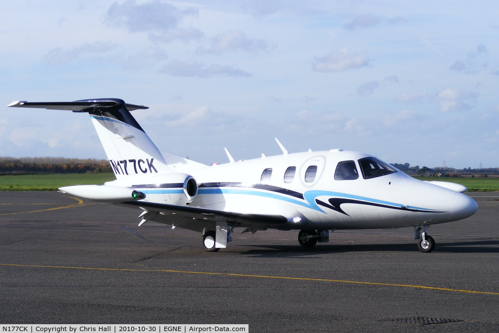 N177CK, 2008 Eclipse Aviation Corp EA500 C/N 000182, privately owned, based at Gamston
