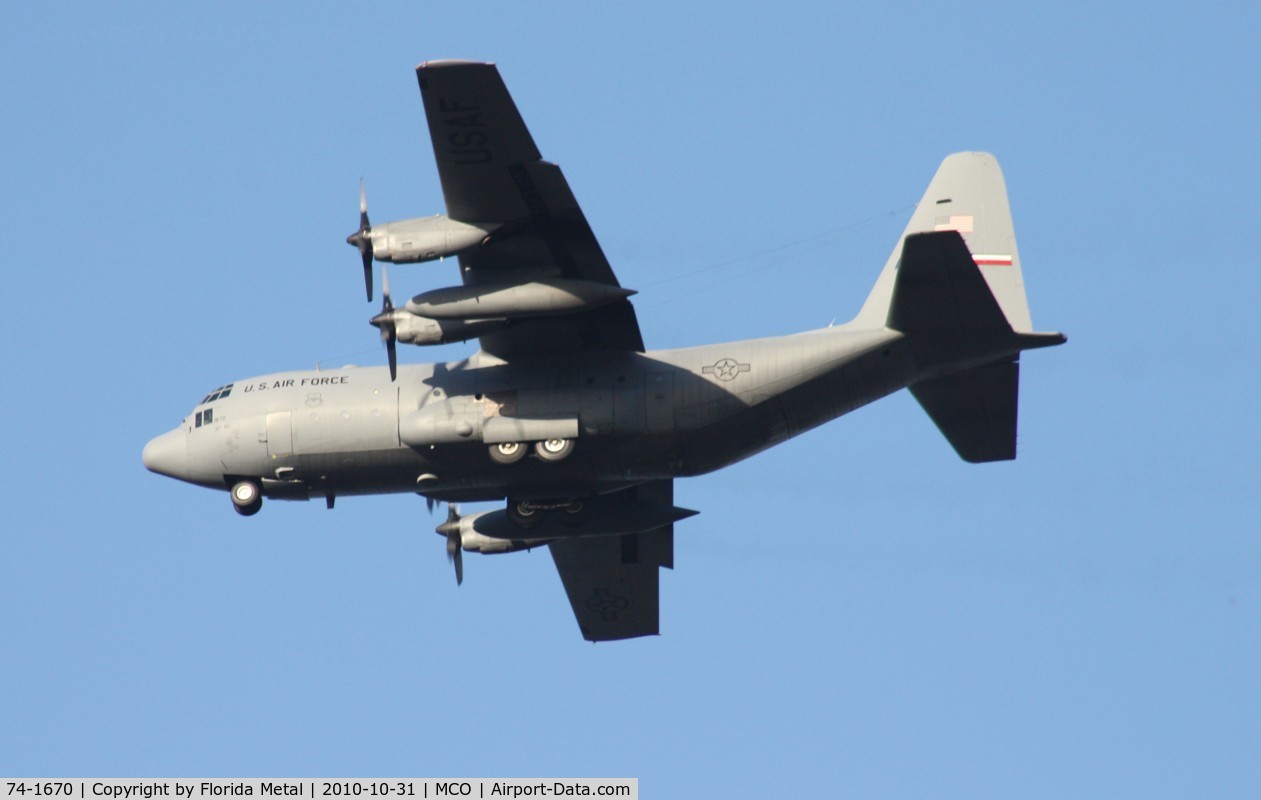 74-1670, 1974 Lockheed C-130H Hercules C/N 382-4620, C-130H