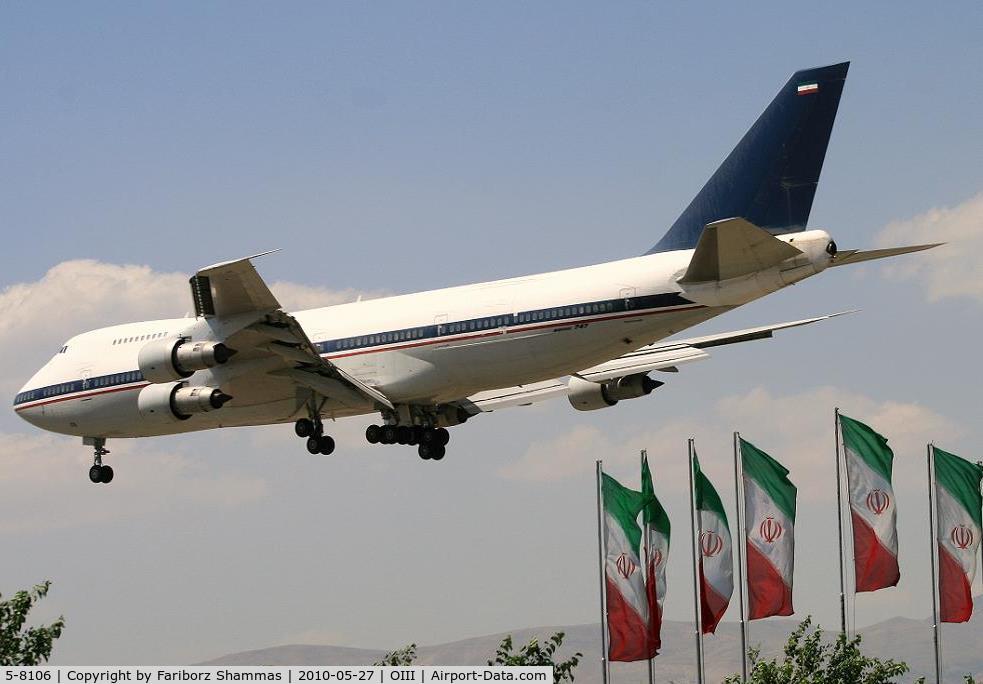 5-8106, 1969 Boeing 747-131 C/N 19668, IRIAF 747-131