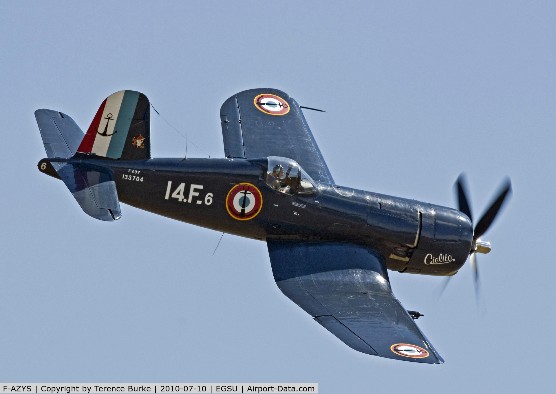 F-AZYS, Vought F4U-5N Corsair C/N Not found (Bu124541), Flying Legends Duxford 2010