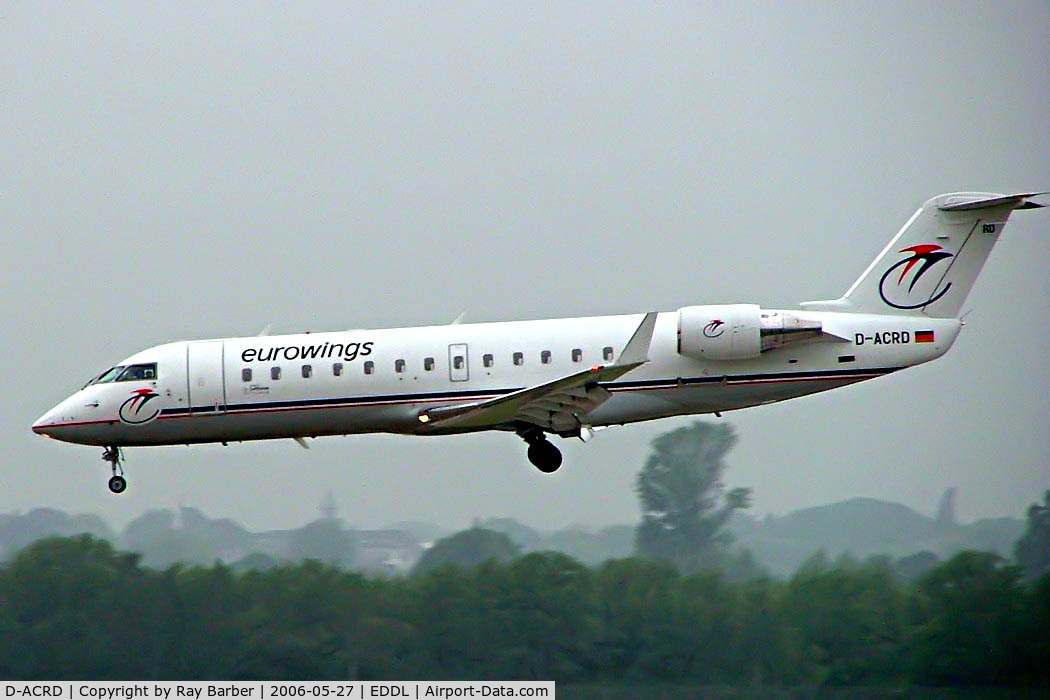 D-ACRD, Canadair CRJ-200ER (CL-600-2B19) C/N 7583, Canadair CRJ-200LR [7583] (Eurowings) Dusseldorf~D 27/05/2006