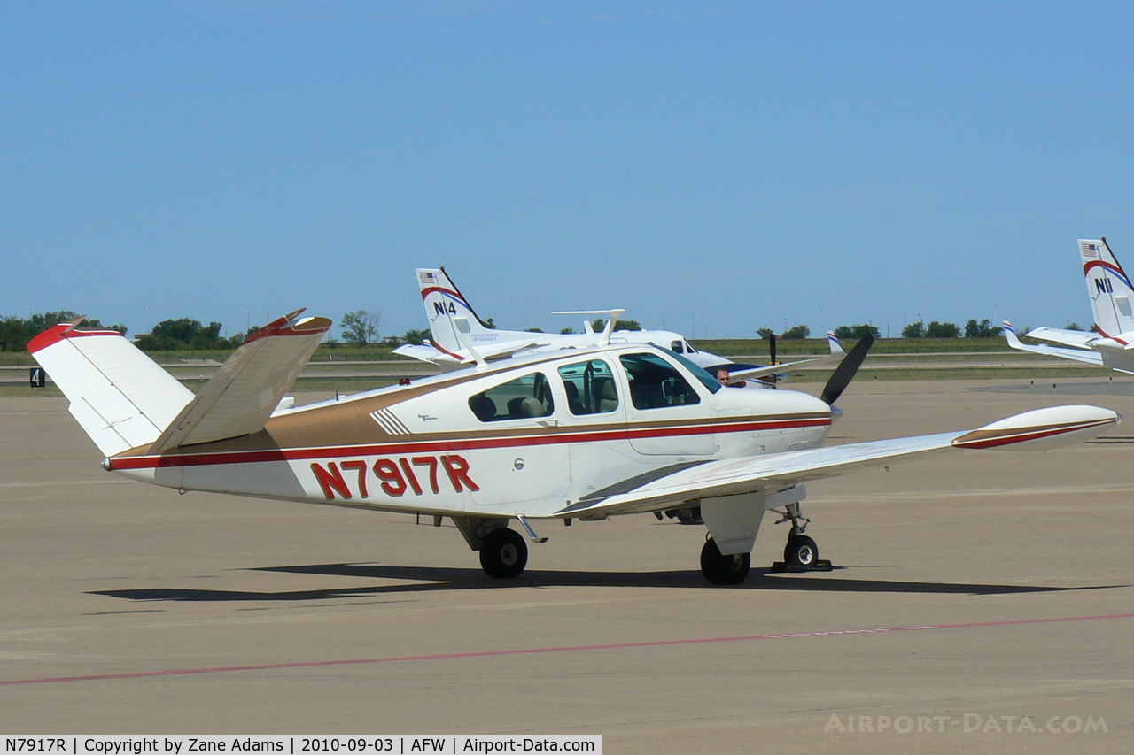 N7917R, 1969 Beech V35A Bonanza C/N D-8940, At Alliance Airport - Fort Worth, TX