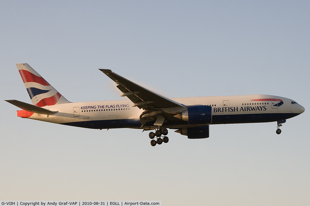 G-VIIH, 1997 Boeing 777-236 C/N 27490, British Airways 777-200